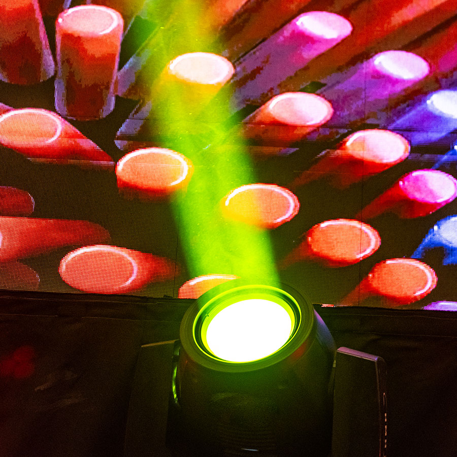 Moving Head Close Up