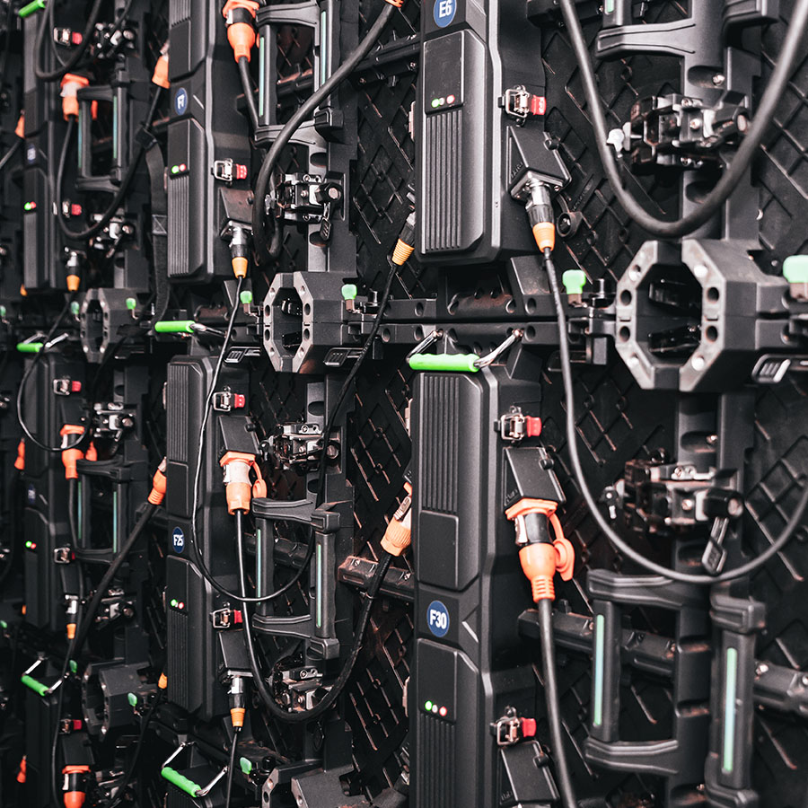 Rear Panel of LED Daylight Screen